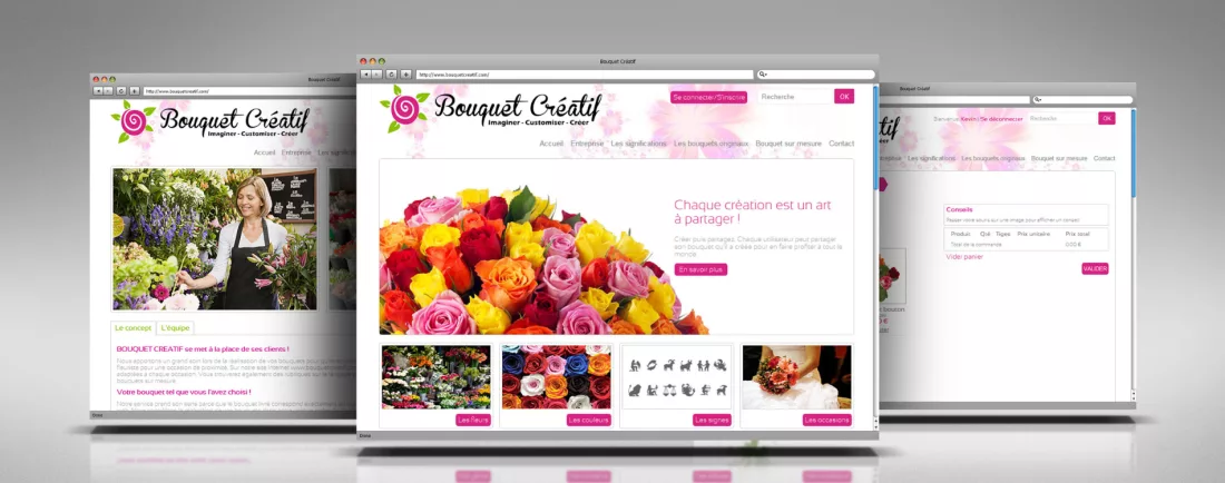 Bouquet Créatif, visuel du projet