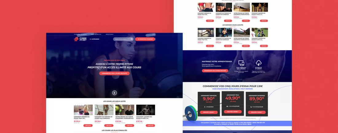 CyberFit, visuel du projet