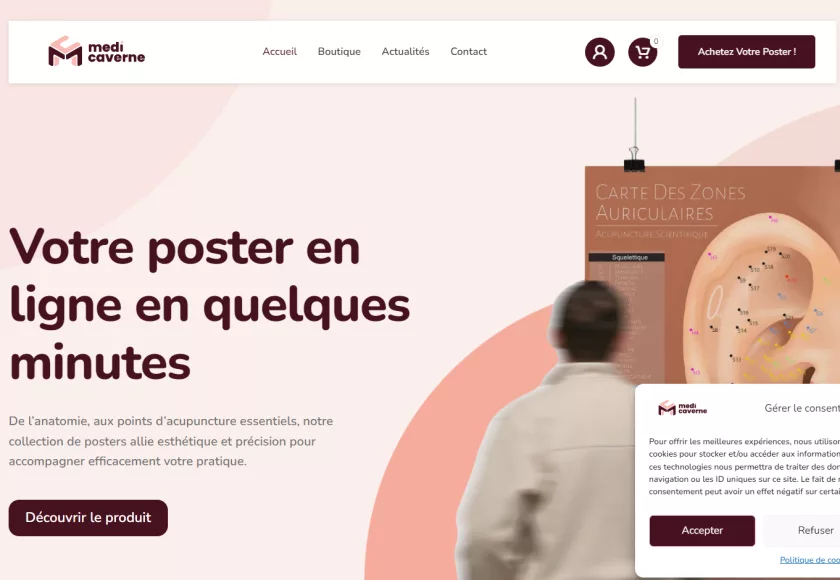 Medicaverne, visuel du projet
