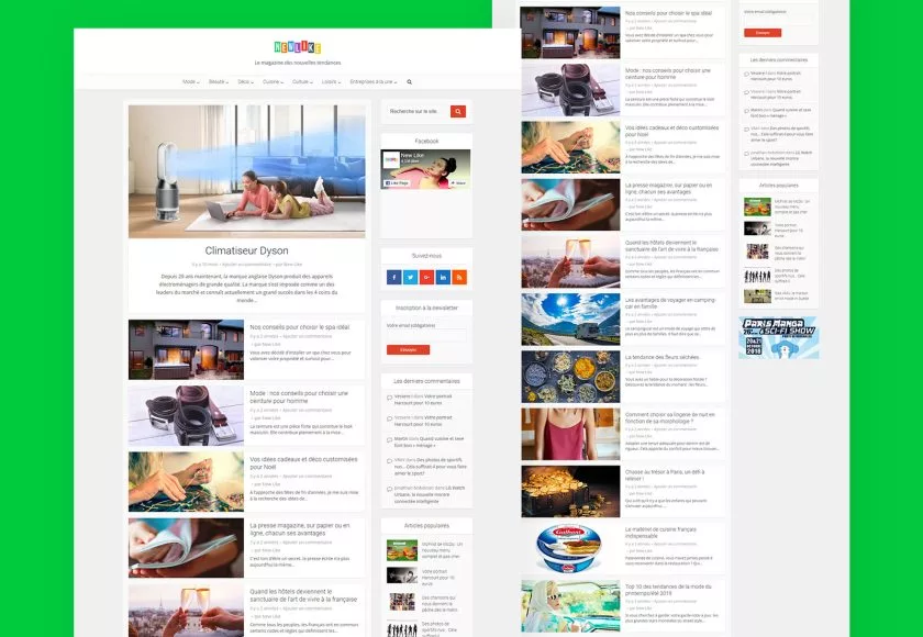 Newlike, visuel du projet