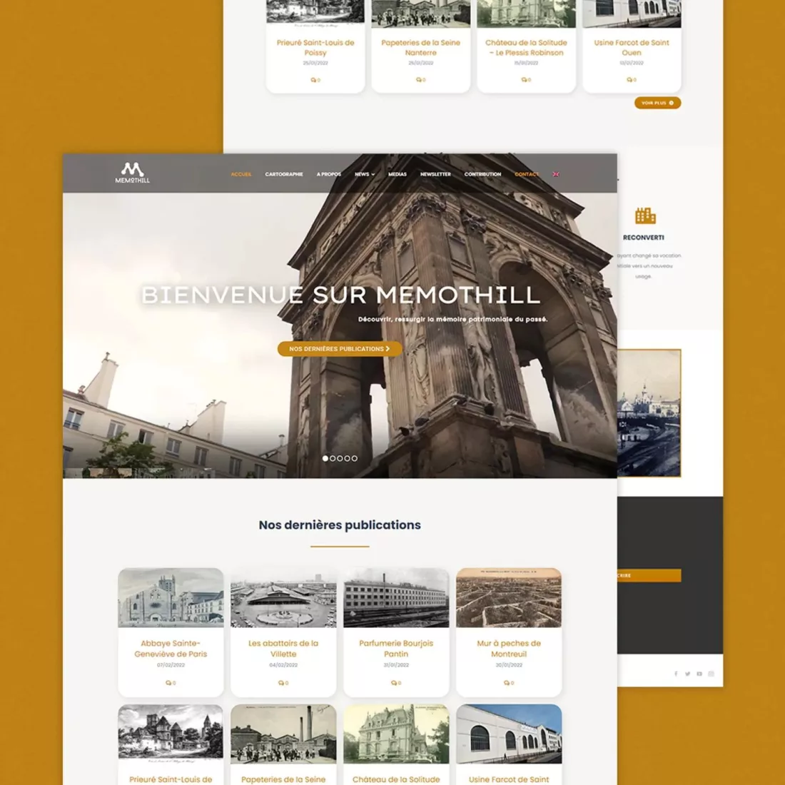 Projet Memothill : Découvrir et faire ressurgir la mémoire patrimoniale du passé