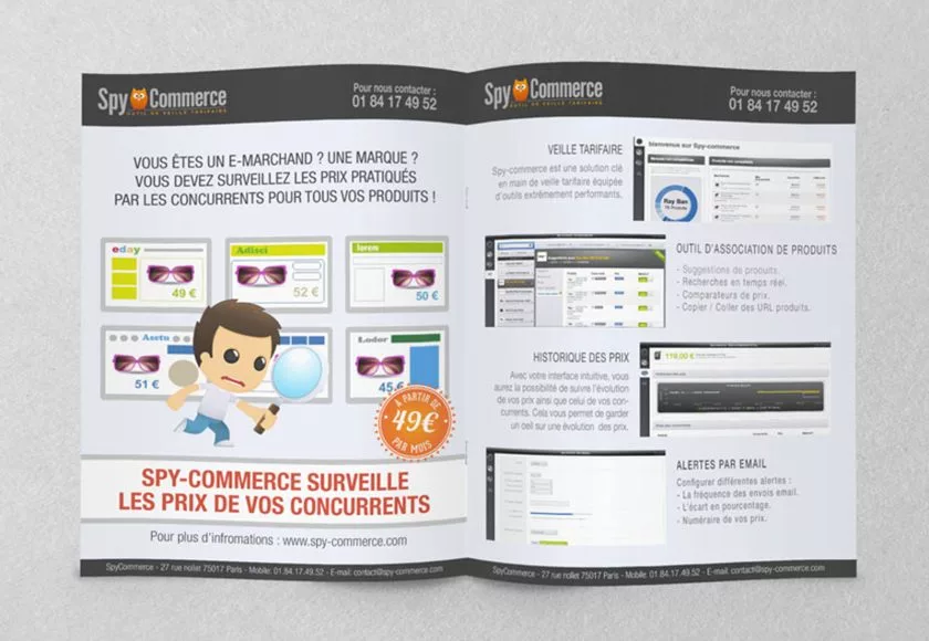 Spy Commerce, visuel du projet