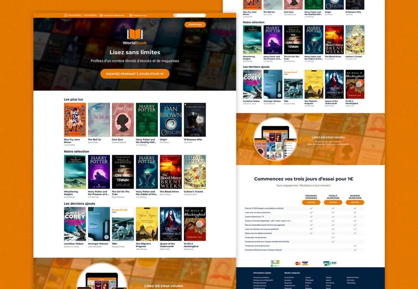 WorldBook, visuel du projet